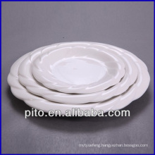 8" 10" 12"wholesale white porcelain plate , ceramics plate